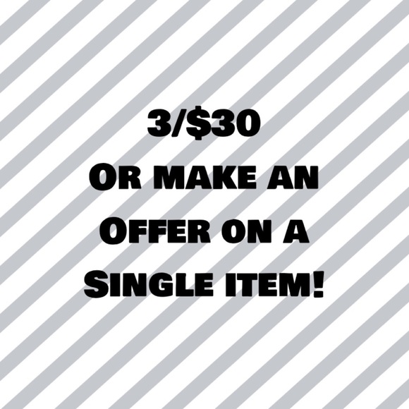 3/$30 - Picture 1 of 1